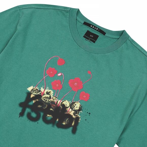 KSUBI GRASS CUTTER BIGGIE SS TEE GREEN OUT T-SHIRT NWT SIZE LARGE SIZE L - Picture 4 of 4